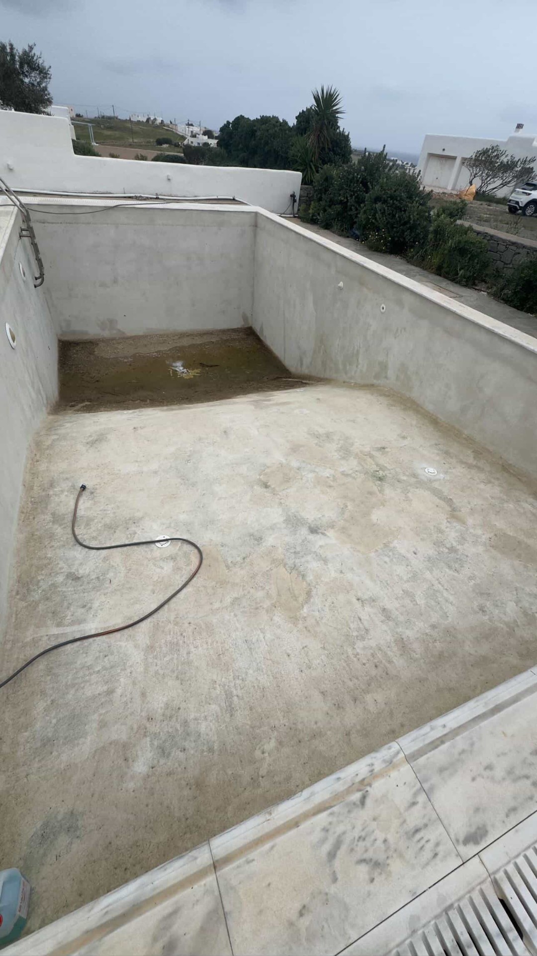 Rooftop Pool — Paros — Before